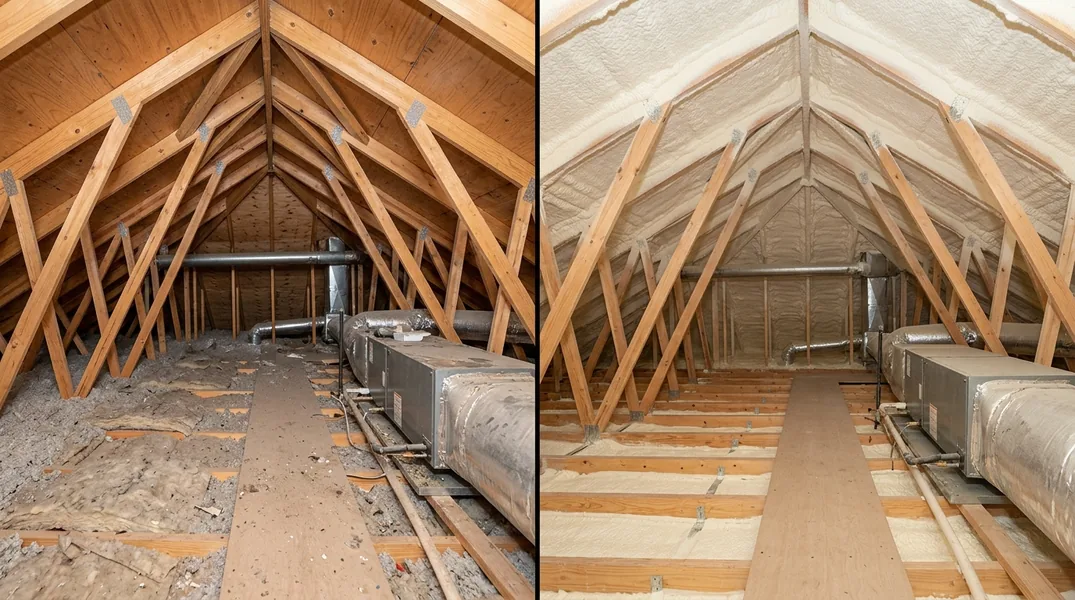 Result spray foam insulation in McAllen - McAllen Spray Foam Insulation